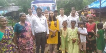 इंडियन्स सोशल मूव्हमेंटच्या माध्यमातून झाली नांदगाव येथे आदिवासी बांधवांच्या पिण्याच्या पाण्याची सोय.