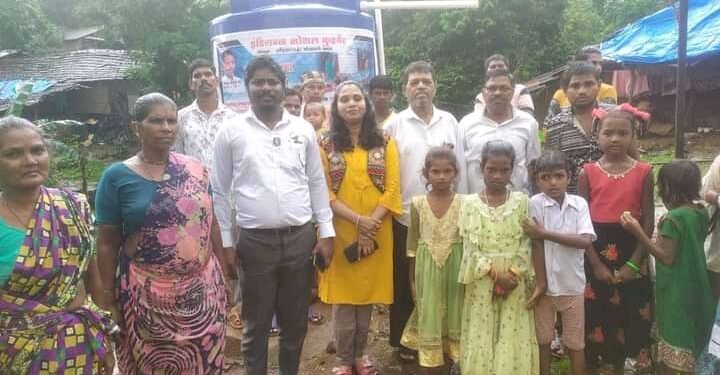 इंडियन्स सोशल मूव्हमेंटच्या माध्यमातून झाली नांदगाव येथे आदिवासी बांधवांच्या पिण्याच्या पाण्याची सोय.