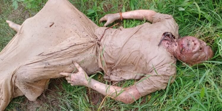 पैनगंगा नदी पात्रात अनोळखी इसमाचा मृतदेह सापडला.