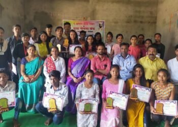 नागलवाडी मध्ये गुणवंत विद्यार्थ्यांचा कौतुक सोहळा संपन्न, युवा चेतना मंचचा उपक्रम.