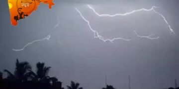 चंद्रपूर जिल्ह्यात आसमानी संकट वीज कोसळून दोघांचा मृत्यू; एक जखमी.