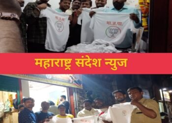 भारतीय जनता पार्टीचे वॉर्ड अध्यक्ष देवेंद्र डोके यांनी दहीहंडी निमित्त जनतेत आनंदाची लाट निर्माण केली.