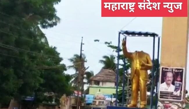 सीतापुर मध्ये अराजक तत्वाने तोडला भारत रत्न डॉ. बाबासाहेब आंबेडकर यांचा पुतळा. सर्विकडे संताप.