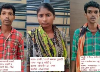 तीन जहाल इनामी नक्षलवाद्याना गडचिरोली पोलिसांनी ठोकल्या बेळ्या, त्यात एका महिला नक्षलवादी सामील.