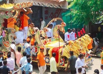 नागपूर जिल्हातील हिंगणा येथे श्री. लल्लूसाई पालखी सोहळा उत्साहात साजरा