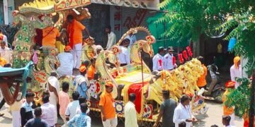 नागपूर जिल्हातील हिंगणा येथे श्री. लल्लूसाई पालखी सोहळा उत्साहात साजरा