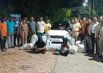 नागपुर अमरावती महा मार्गावर 26 लाखांचा 265 किलो गांजा जप्त, दोन जनाला वर्धा पोलिसांनी ठोकल्या बेळ्या.