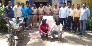 चैन स्नॅचरसह चोरीचे सोने विकत घेणाऱ्या सोनारास सातपूर पोलिसांनी ठोकल्या बेळ्या.