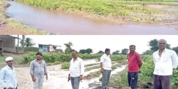 नाशिक ढगफुटीसदृश पावसामुळे अनेक शेतकर्‍यांची शेती गेली वाहून, बळीराजा संकटात.