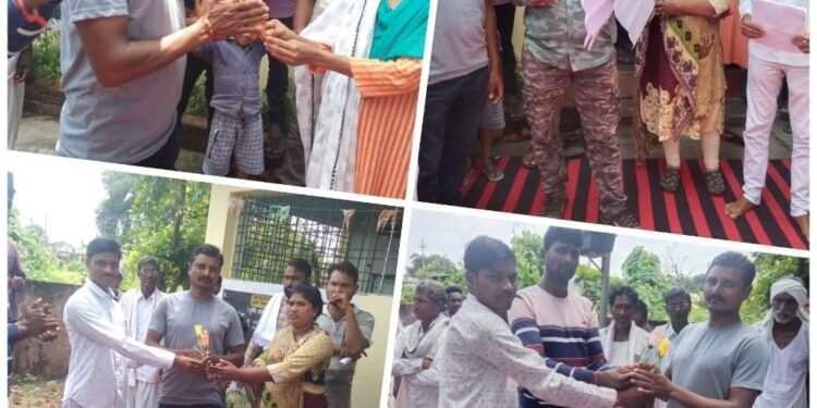 डोंगरगाव येथे तमूस अध्यक्ष पदी भिकाजी कोटरंगे यांची बहुमताने निवड.