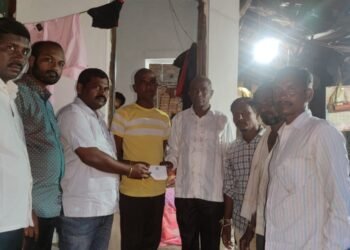 अपघाताने मृत्यू झालेल्या दहागावकर कूटूंबाला भाजपा पदाधिकारी माजी जि.प.सदस्य अमर बोडलावार यांच्याकडून आर्थिक मदत.