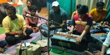 युवशक्ती गणेश मंडळ अहेरी येथे गुरु माऊली भजनाचे कार्यक्रम.