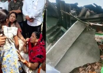 नाशिक: मुसळधार पावसामुळे घर कोसळून पती पत्नीचा मृत्यू, चार मुल झाली अनाथ. सर्विकडे हळहळ.