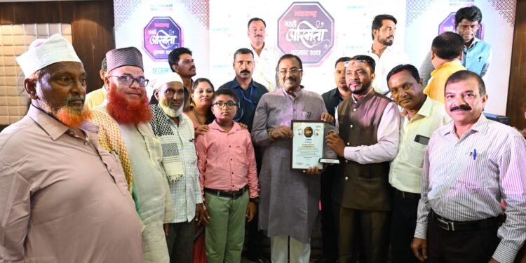 नवभारत ग्रुप तर्फे शेख जुम्मन रिझवी यांना शेतकरी मित्र कोरोना योद्धा आणि मराठी अस्मिता पुरस्कार २०२२ ने सन्मानित.