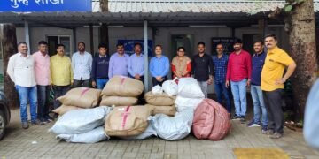 अंमली पदार्थ विरोधी पथक १ गुन्हे शाखा पुणे शहर ५,२९,२१० /- रुपये किंमतीचा प्रतिबंधीत गुटखा जप्त.