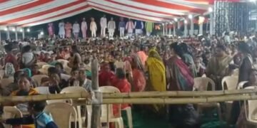 मुख्यमंत्री शिंदे यांची जनसभेत मोठी फजीयत, यांच्या भाषणाच्या आधीच जनता सभेतून निघून गेली.