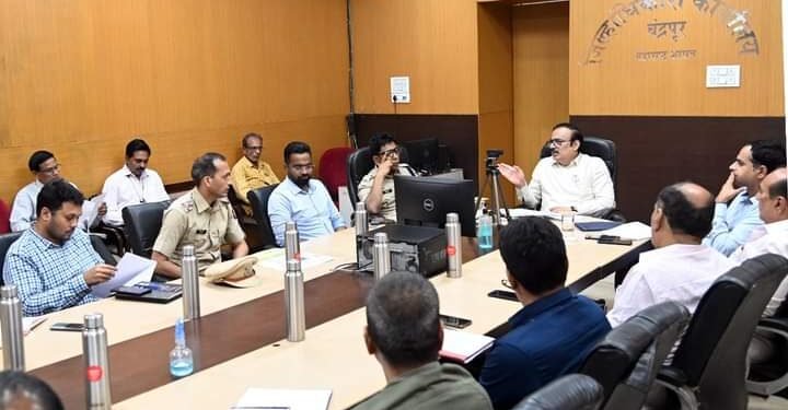 चंद्रपूर: धम्मचक्र अनुप्रवर्तन दिनाच्या नियोजनाचा चंद्रपूर जिल्हाधिकाऱ्याकडून आढावा.