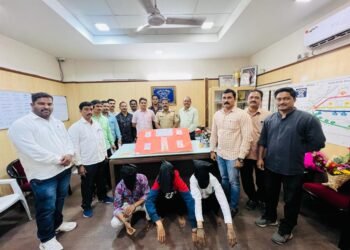 घरफोडी करणा-या सराईत चोरट्यांना फरासखाना पोलीस स्टेशनकडून अटक.