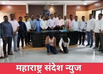 नगर: फिल्मी स्टाईलने केलेल्या या खुनाचा स्थानिक गुन्हे शाखेने अखेर सात महिन्यांनंतर लावला छळा, दोन आरोपींना ठोकल्या बेळ्या.