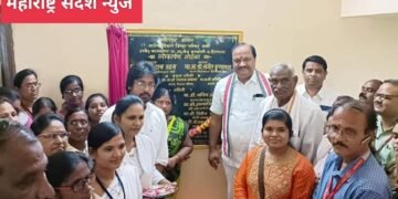 हिंगणघाट तालुक्यातील काजळसरा येथील आरोग्य उपकेंद्राच्या नवीन इमारतीचे लोकार्पण.