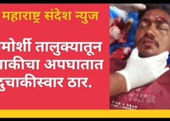 चामोर्शी तालुक्यात दुचाकीचा अपघातात दुचाकीस्वार ठार.