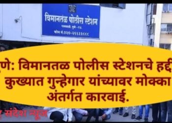 पुणे: विमानतळ पोलीस स्टेशनचे हद्दीत कुख्यात गुन्हेगार यांच्यावर मोक्का अंतर्गत कारवाई.