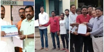 संतनगरीच्या मार्गात जिवघेणे खड्डे गोंडपीपरी -धाबा -पोडसा राज्य मार्गाचे काम निष्क्रीय दर्जाचे.