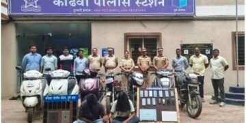 वाहन तसेच मोबाईल चोरी करणा-या सहाईत चोरट्यांना केले जेरबंद.