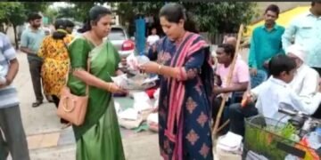 बल्लारपूर: दिव्यांगों, जरूरतमंद लोगों को तृप्त कर मनाया श्राध्द, राशन किट जीवनावश्यक सामग्री का हुआ वितरण.