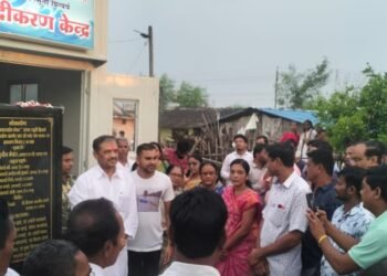 भानेगाव येथे जलशुद्धीकरण केंद्राचे उद्घाटन, माजी सरपंच स्व प्रभाकर ढोके यांच्या स्मृती प्रित्यर्थ विकास कामे.