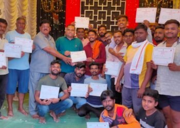 न्यू सुरभी शारदास्तोव मंडळाच्या वतीने विसापूर मध्ये रक्त दान शिबीर संपन्न.