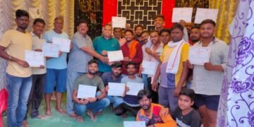 न्यू सुरभी शारदास्तोव मंडळाच्या वतीने विसापूर मध्ये रक्त दान शिबीर संपन्न.