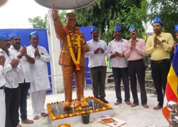 सावनेर येथे 66 वा धम्मचक्र प्रवर्तन दिवस उत्साहात साजरा.