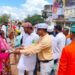 ईद निर्मित वंचित बहुजन आघाडी तर्फे मुस्लिम बांधवांचे पुष्पगुच्छाने स्वागत करून केले अल्पोहार वाटप.
