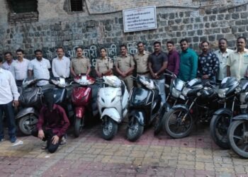 फरासखाना पोलीस स्टेशन तपासपथकाची कामगिरी-पुण्यात भारी…. ( वाहनचोरिचे तब्बल १७ गुन्हे उघड)