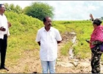 चेकबोरगाव शिवारात वाघाच्या पायाचे ठसे आढळून आल्यानंतर, नागरिकात भीतीचे वातावरण.