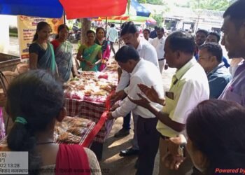 दिवाळी फराळ -२०२२ चे पंचायत समिती गोंडपिपरी च्या आवारात थाटात उ्घाटन.