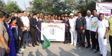 वर्धा येथे एकता दौडचे आयोजन, एकता दौडमुळे तरुणांमध्ये एकात्मतेची भावना निर्माण होईल.