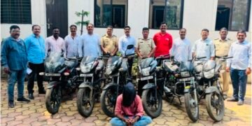 लोणीकंद पोलीस स्टेशन यांची उत्कृष्ट कामगीरी घरफोडी चोरी व वाहन चोरी करणारा सराईत गुन्हेगार जेरबंद …