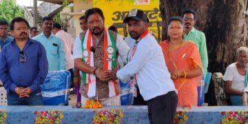 राष्ट्रवादी काँग्रेस पक्षात रोशन कम्बगोनिवार आणि विनोद सिडाम जाहीर प्रवेश, राजाराम येथे प्रवेश कार्यक्रम.