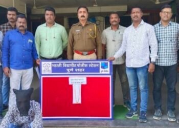 वयोवृध्द महिलेचे जबरीने मंगळसूत्र चोरी करणारा चोरटाभारती विद्यापीठ पोलिसानं कडून अटक….