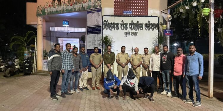 खुनाचे गुन्हयातील आरोपी २४ तासांच्या आत सिहंगड रोड पोलीस स्टेशनकडुन जेरबंद