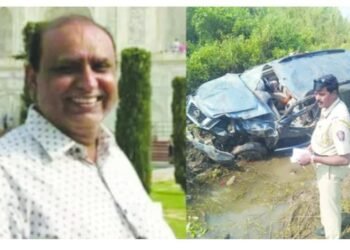 बीड: राजस्थान येथून देवदर्शन करून परतणार्‍या बोरा कुटूंबावर काळाचा घाला, पोखरीजवळ पुलावरून कार कोसळली.