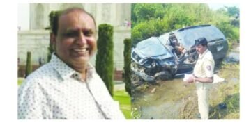 बीड: राजस्थान येथून देवदर्शन करून परतणार्‍या बोरा कुटूंबावर काळाचा घाला, पोखरीजवळ पुलावरून कार कोसळली.