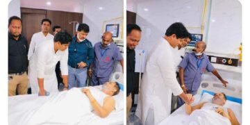 राहुल गांधींच्या भारत जोडो यात्रेत महाराष्ट्र राज्याचे माजी मंत्री नागपूरचे आमदार डॉ. नितीन राऊत गंभीर जखमी.