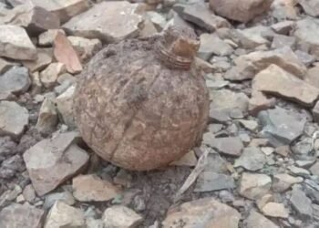 नगर तालुक्यातील  नारायणडोह येथे हॅन्डग्रेनेड सापडल्याने एकच खळबळ.