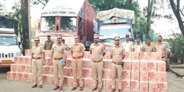 इगतपुरी: कंटेनर व बिअर बॉक्स लूटमार टोळीतील 10 आरोपीच्या पोलिसांनी आवळल्या मुसक्या.