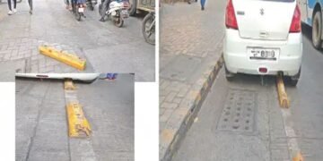 नाशिक: कोट्यवधी रुपये खर्चुन तयार केलेला स्मार्ट रोड बेशिस्त वाहनचालकामुळे झाले भकास.