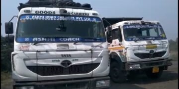 बल्लारपुर में वेकोली के गार्ड की सतर्कता से कोयला भरे दो ट्रक पकडे.
