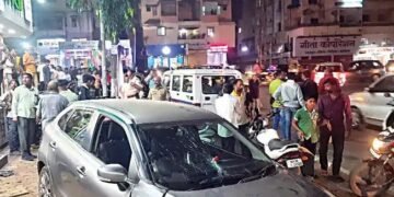 नाशिक: दारूच्या नशेत मद्यधुंद अवस्थेत कार चालकाने तब्बल पाच ते सहा गाड्यांना मारली टक्कर